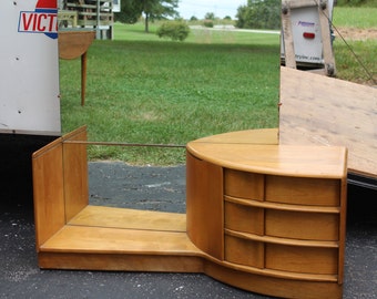 Mid Century Heywood Wakefield vanity with stool--SALE!