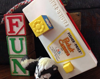 Vintage Fisher Price Pocket Camera, 464, Toy Camera, Sale