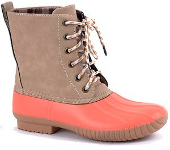 womens grey duck boots
