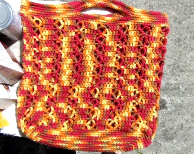 Farmers Market Bag - Beach Bag - Tote Bag - Crochet Tote Bag - Reuseable Shopping Bag - Marrakesh
