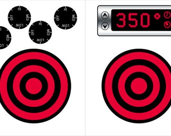 DIGITAL DOWNLOAD Stove/Range Printable Decals For DIY Projects