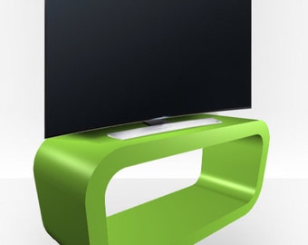 Apple Green Gloss TV Stand - Hooptangle