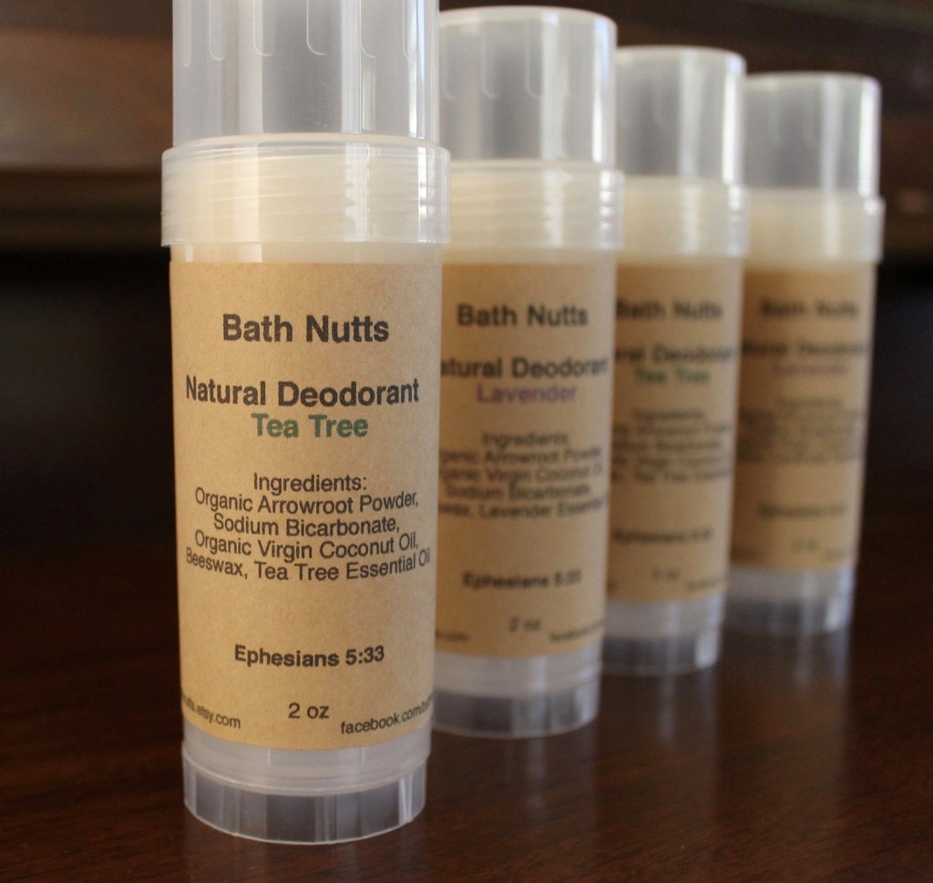 Natural Deodorant made with Arrowroot Powder Sodium by BathNutts