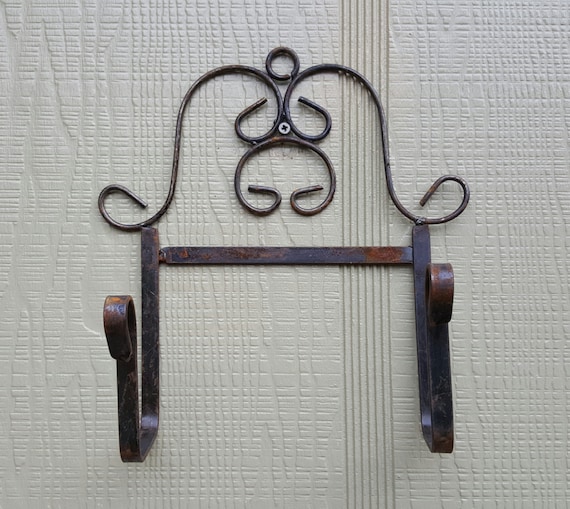Vintage metal sugar mold sconce hanging rustic decor