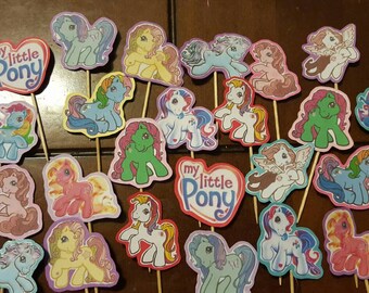My Little Pony Cupcake Toppers