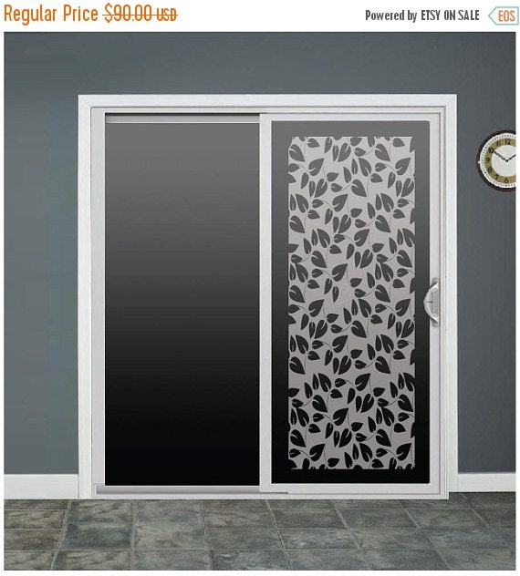 Leaves Glass Door Decals Sliding Door Decal Door By RoomsByAngie