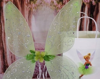 Tinkerbell wings,Fairy wings, tinkerbell accessories, fairy accessories, green fairy wings, tinker bell wings, fairy festival accessories
