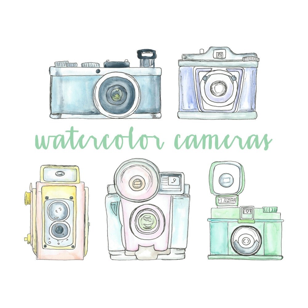 etsy watercolor clipart - photo #43