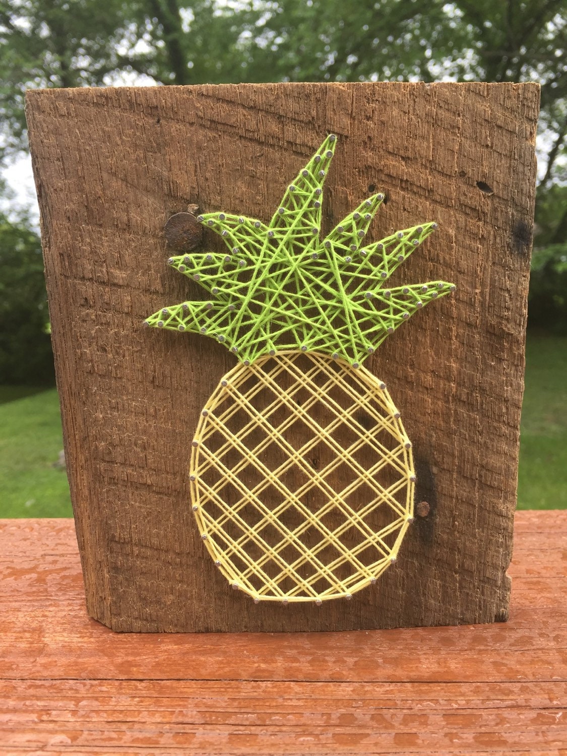 Small Pastel Pineapple String Art