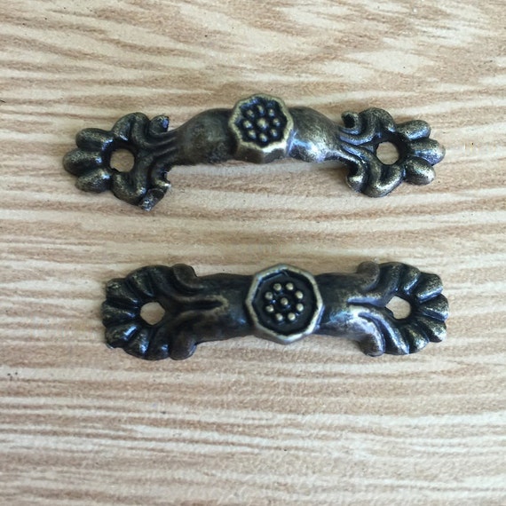 10 Metal Mini Pulls Gift Box Jewelry Box Handle by SiberHardware