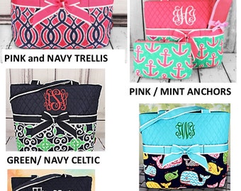DIAPER BAGS - NEW Colors and Prints--Monogrammed/ Baby Gift/ Baby Shower/ Boys/ Girls
