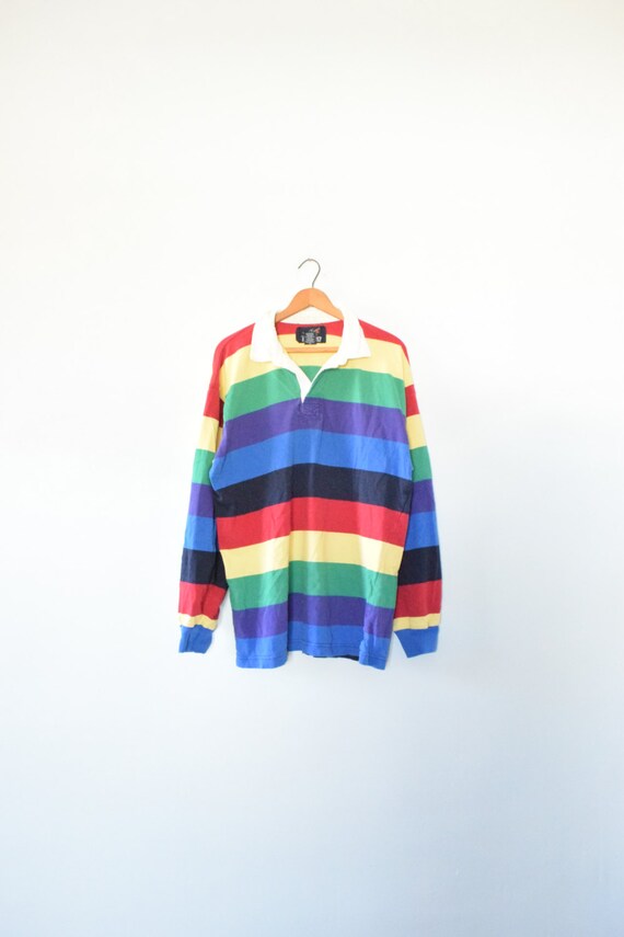 80s colorblock shirt