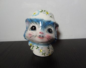 Vintage Lefton Anthropomorphic Miss Priss Kitty Replacement Salt or Pepper Shaker - Replacement Shaker