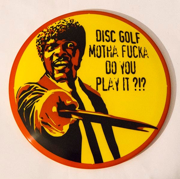 Disc Golf Custom Dyed Discs MadeToOrder Pulp Fiction DG
