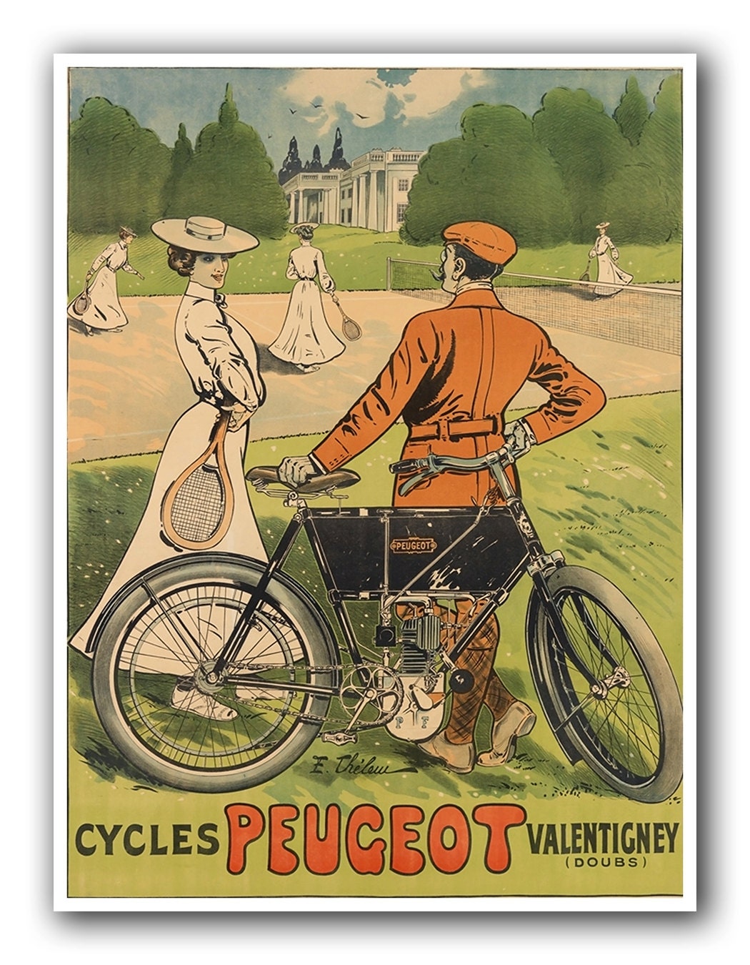 Vintage Cycling Art 77