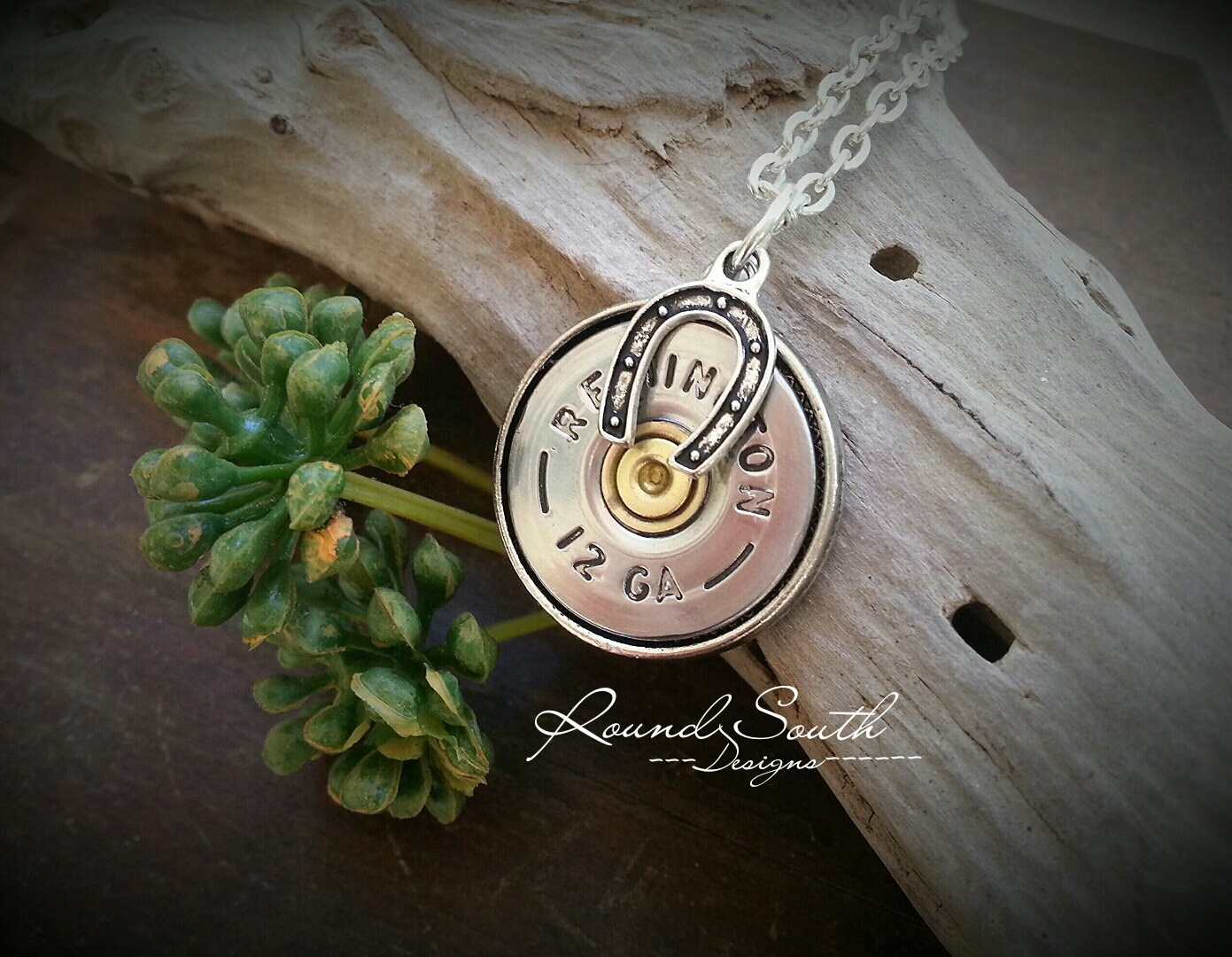 shotgun shell necklace Bullet Jewelry bullet by RoundSouth on Etsy