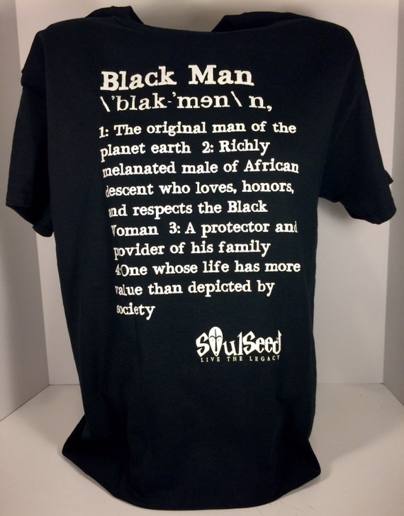 Definition of a Black Man T-Shirt Gifts for Black Man