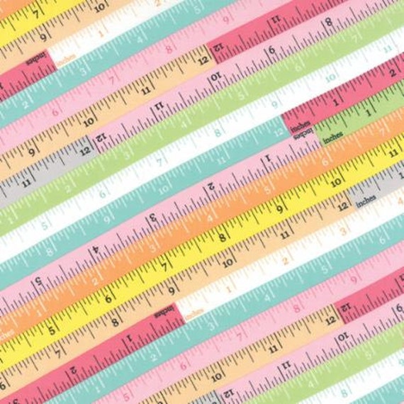 Sew and Sew Ruler Fabric from Moda