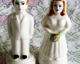 Sale! "Before and After" Salt & Pepper Shakers