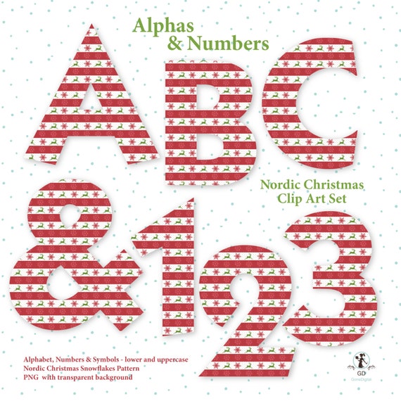 christmas clipart numbers - photo #32