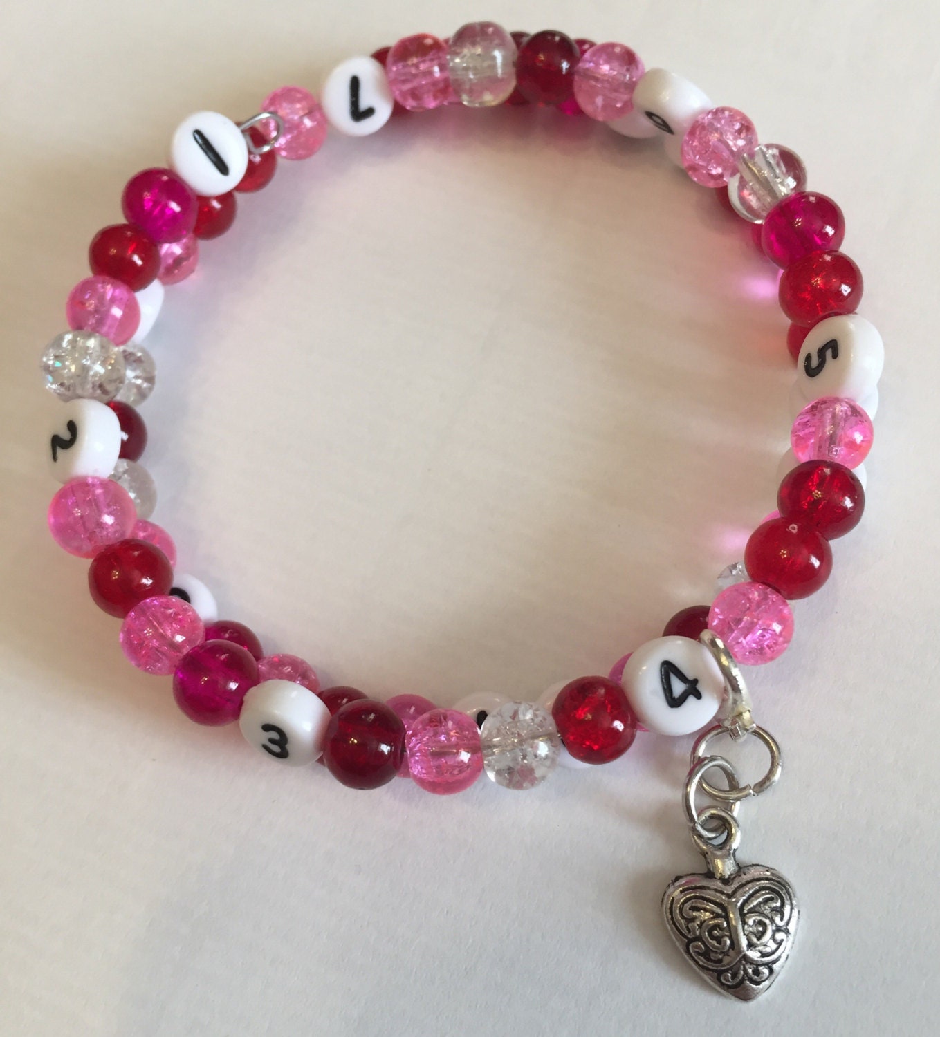 Beaded Reminder Bracelet nursing bracelet by DianaSianCrafts