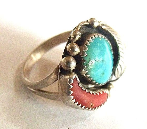 Navajo Jewelry Signed Native American Ring by EstatesInTime