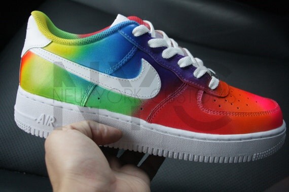 air force 1 tie dye