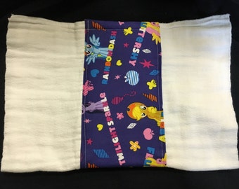 My Little Ponies Burp Cloth
