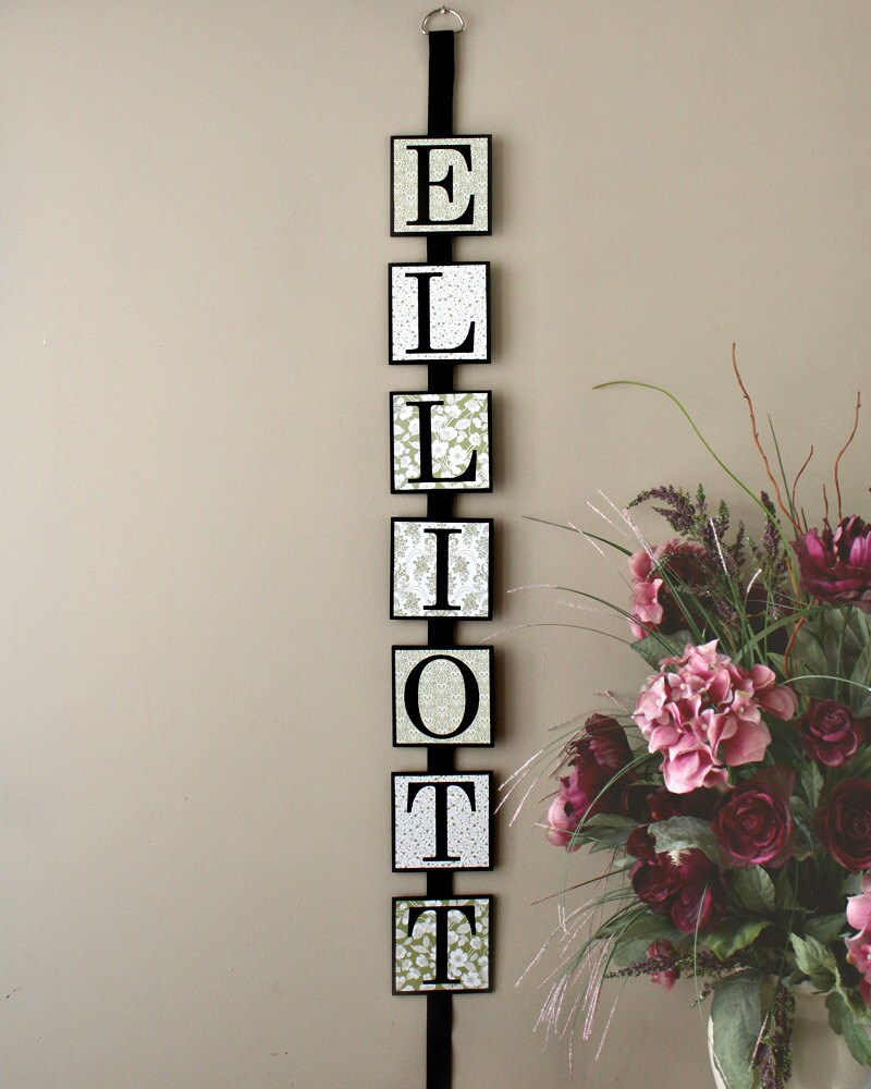 Personalized Last Name Wall Art Family Name by TimelessNotion