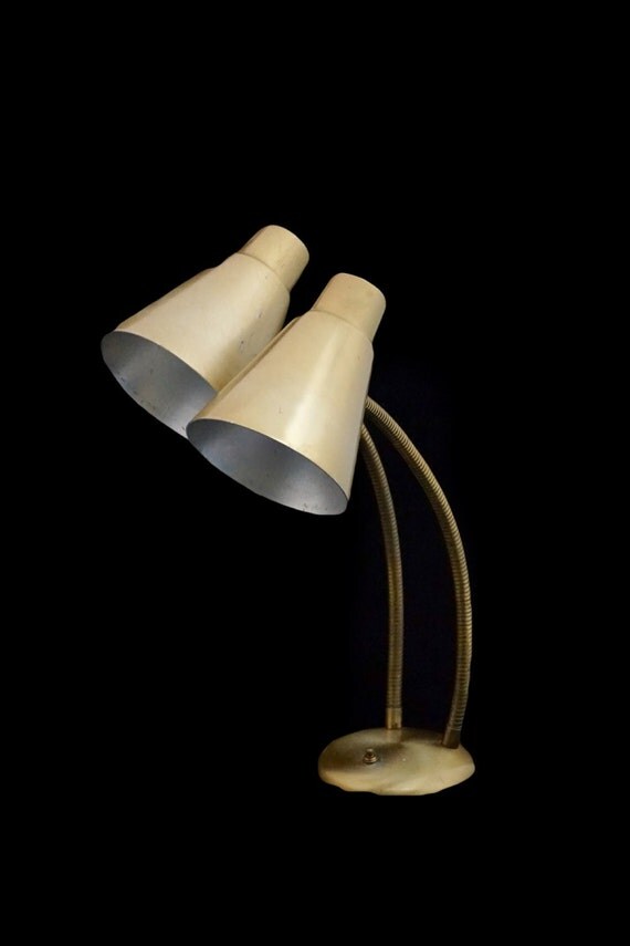 gold gooseneck light