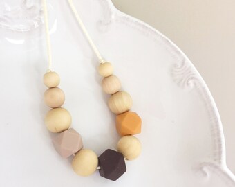 Pumpkin Spice Nursing/Teething Neclace