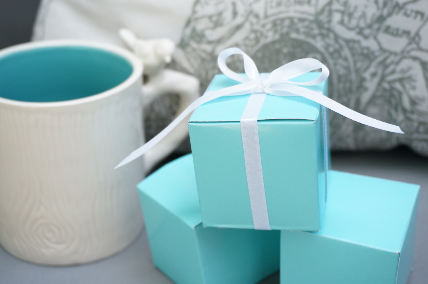 10 Robin Egg Blue Favor Boxes Jewelry Gift Boxes Gift Wrap