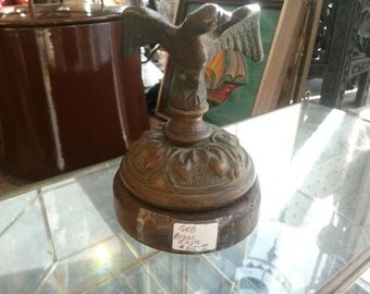 Antique Brass Eagle Statue