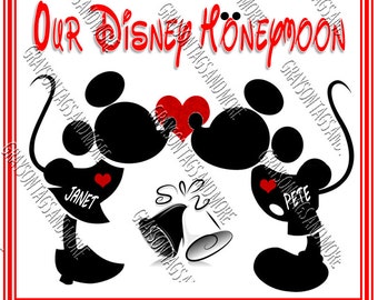 Our Disney Honeymoon Cruise Door Magnet