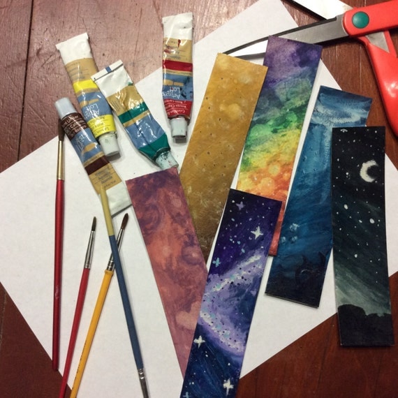 items similar to watercolor bookmarks original art