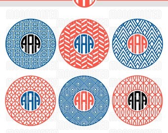 Download SVG Fonts, Circle Monogram SVG, Vine Monogram SVG, Fancy ...