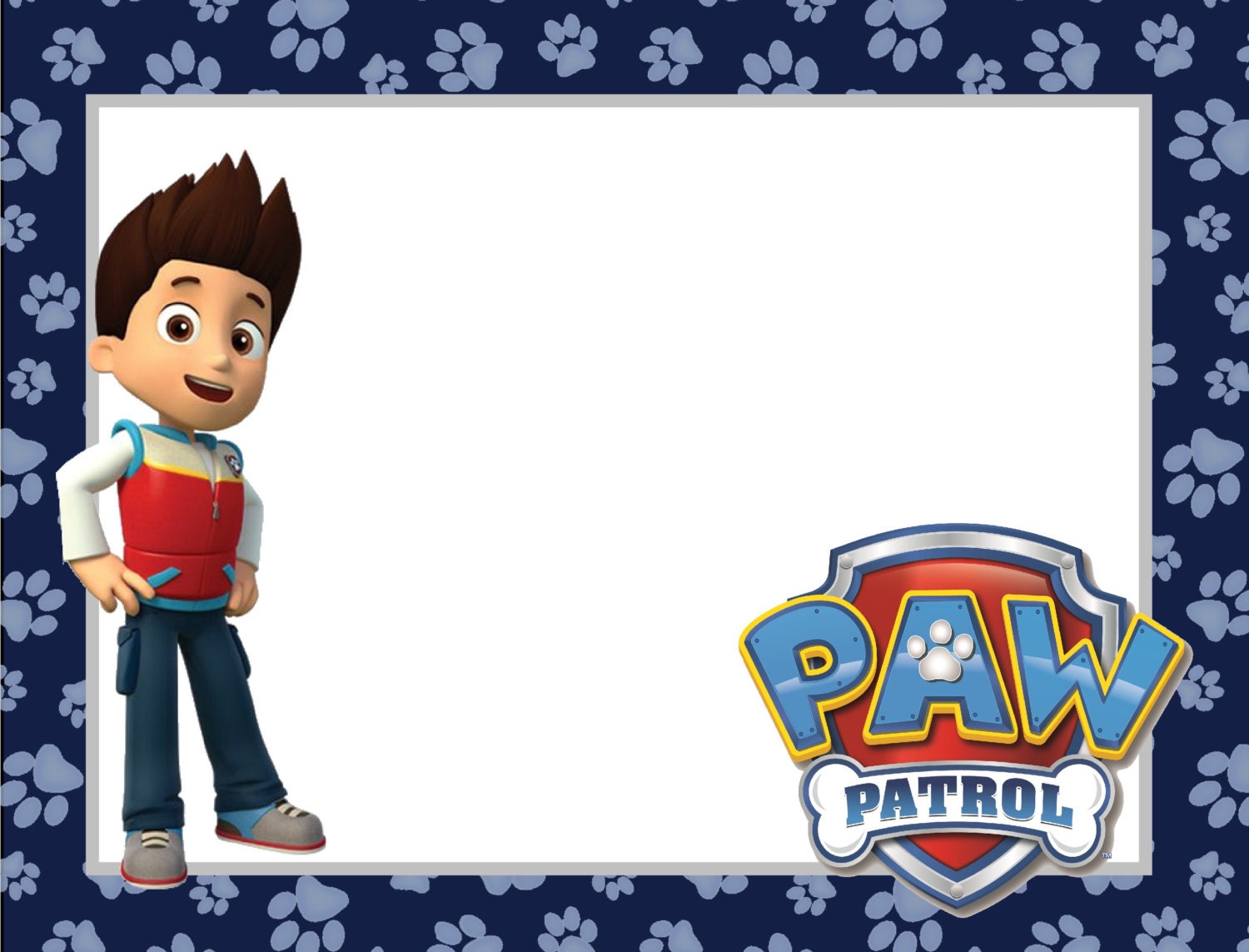 Paw Patrol Sign Printable
