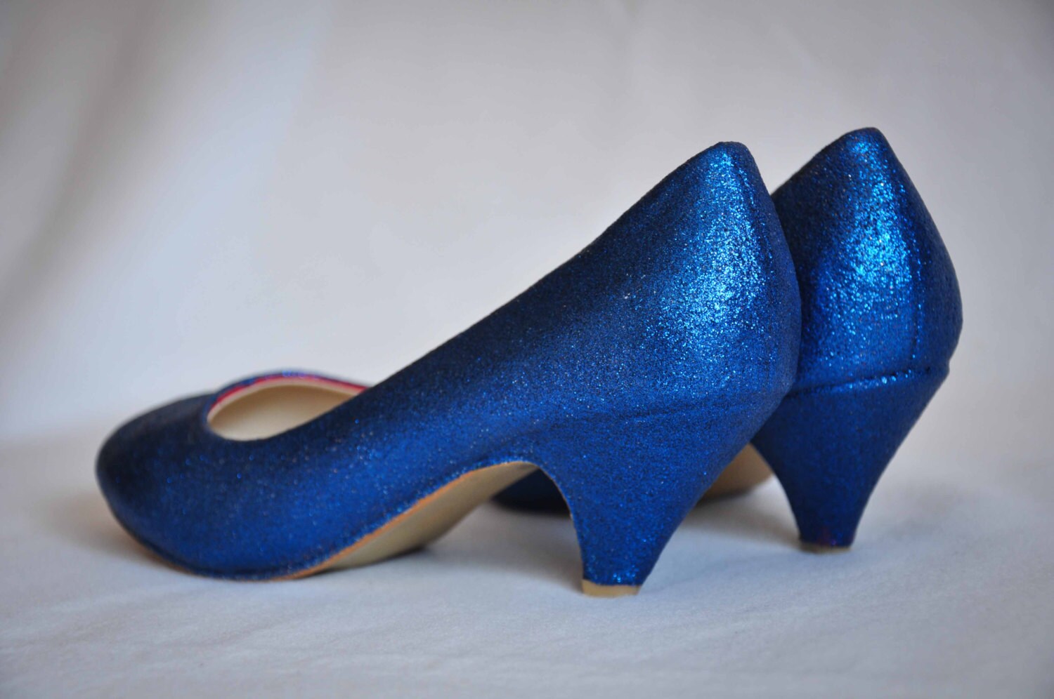 Navy wedding shoes navy low heels navy glitter shoes wedding