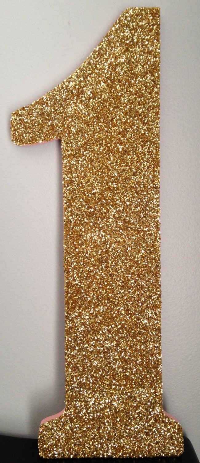 glitter number 1 first birthday photo prop number custom