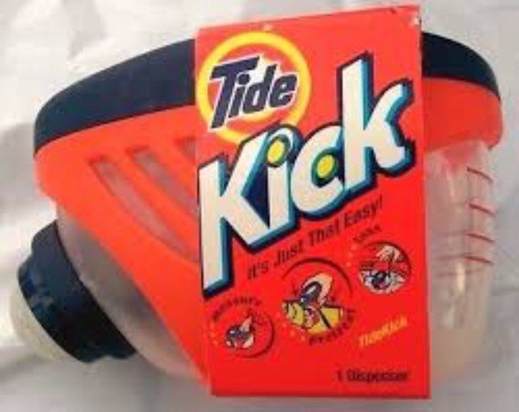 Vintage 1990's TIDE KICK laundry detergent by fckingawesomevintage