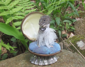Anthropomorphic Taxidermy deer mouse.