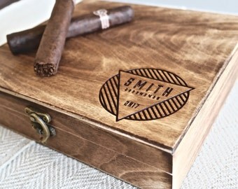 Groomsmen Gift – Personalized Cigar Box– A Personalized Gift, great for Groomsmen Gifts, Best Man Gift or Wedding Gifts