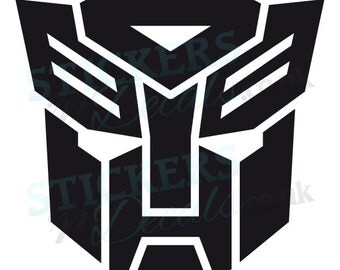 Transformers Autobot Logo Decal Vinyl Wall Art Wall Decal Sticker Window Graphic Vehicle Decal Teens Bedroom Wall Decor Geek Robot