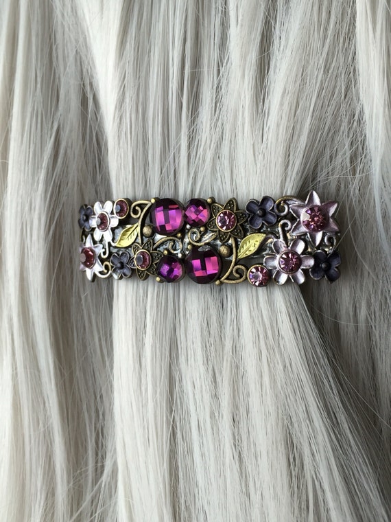 Hair Accessories For Women in Purple Thin Hair Clip Womens