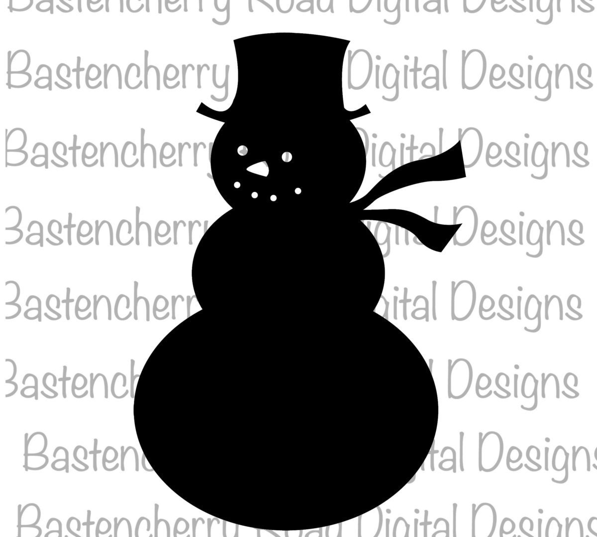 Download Christmas SVG Snowman SVG Cut File svg Cricut Silhouette