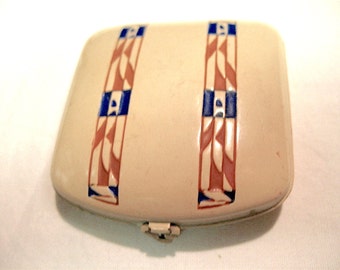 Vintage Lutyce Combination Powder Rouge Compact Pierre Jacoulet Luytice Pat. 4-26-22