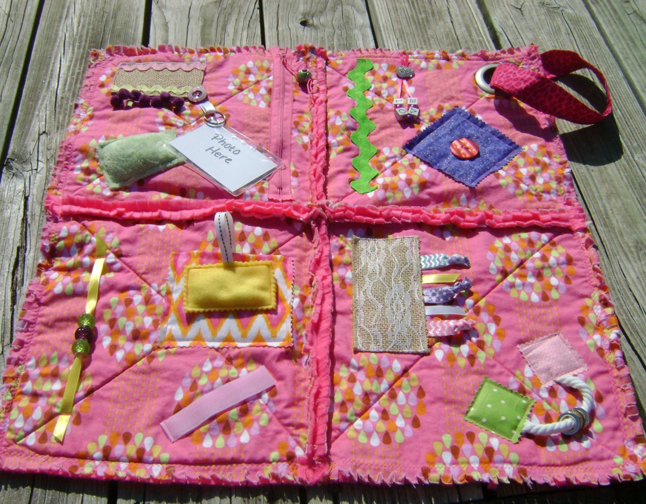 Fidget Quilt for Alzheimer's Dementia Patients Rag