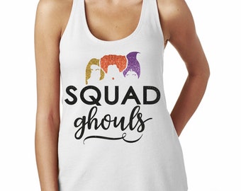 Squad Ghouls - Hocus Pocus Shirt - Sanderson Sisters Glitter Shirt - Squad Goals Shirt