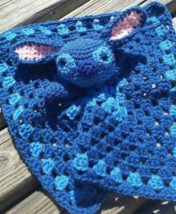 Items similar to Stitch lovey blanket/lilo/amigurumi/crochet/doll on Etsy