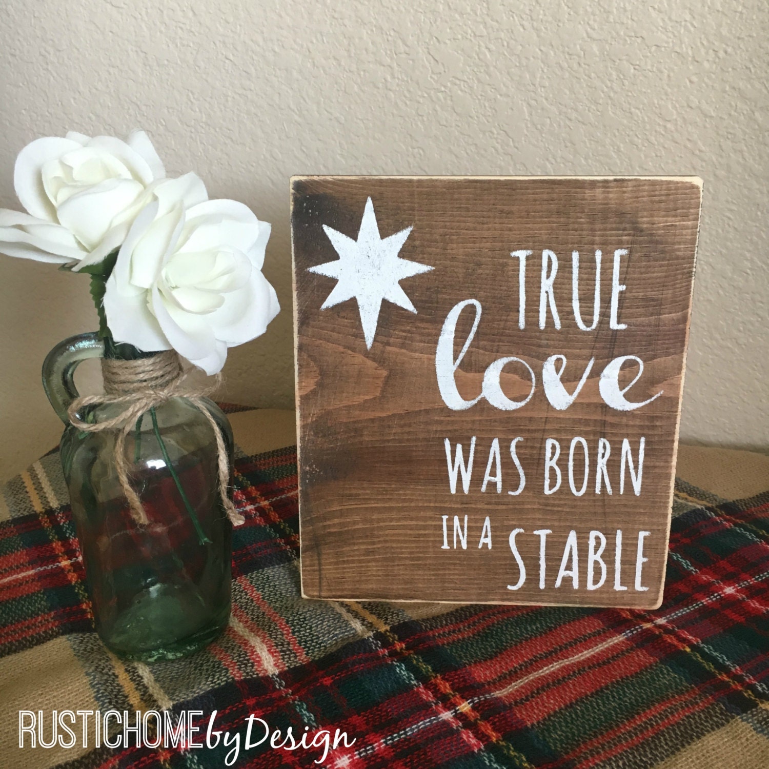 true love was born in a stable simply southern shirt